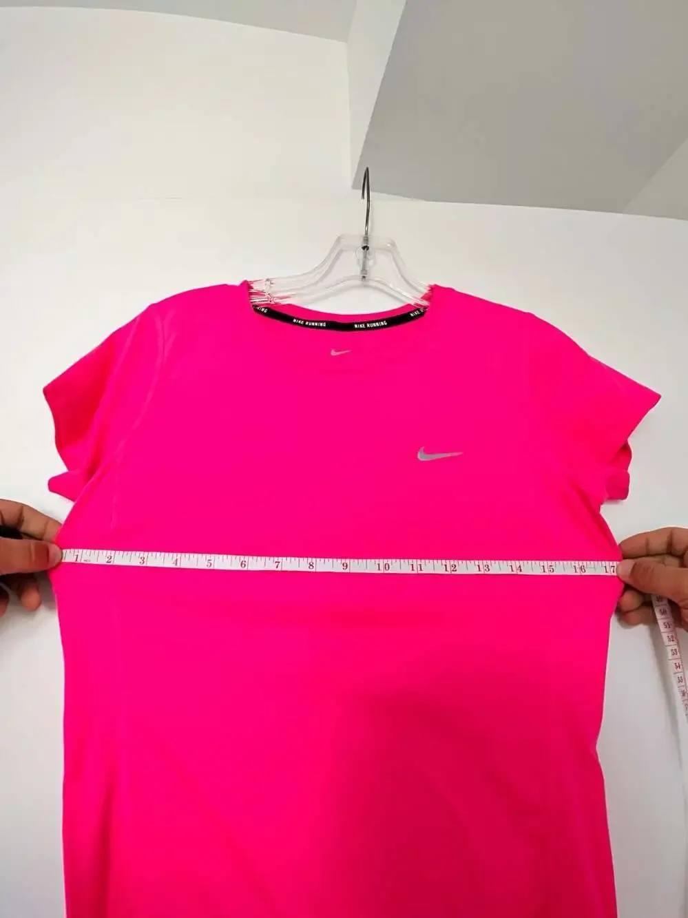 Nike Women's Dri-Fit Hot Pink Running Short Sleeve T-Shirt